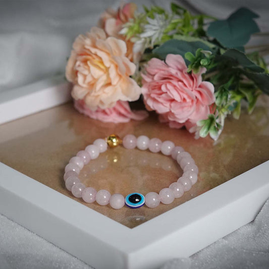 Eternal Love Rose Quartz Bracelet